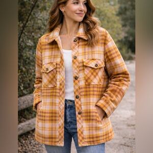 Aerie Plaid Shacket NWOT
